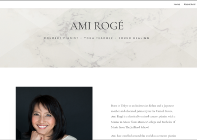 Ami Roge, Concert Pianist